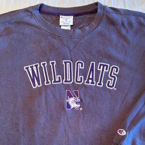 Champion Northwestern Wildcats Purple Crewneck Sweatshirt , XXL , $25